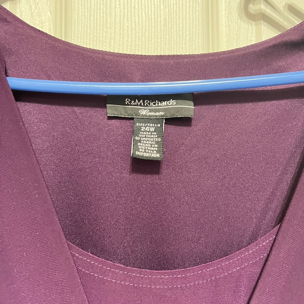 R&M Richards Purple Pantsuit - Picture 3 of 4